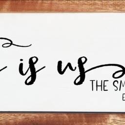 This Is Us Family Name Sign, Last Farmhouse Decor, Table Wooden Housewarming Gift, Wall Art - thumbnail 2