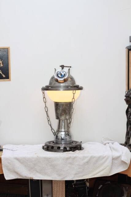 "Industrial Lamp ""Firefighter Helmet" - image 1