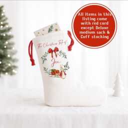 Personalised Christmas Stockings & Sacks Peter Rabbit Gift & For Kids, Family, Custom Name Gifts - thumbnail 4