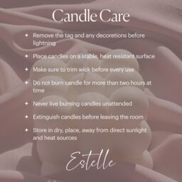 Handmade Rabbit Soy Wax Candle - Sakura Pillar - thumbnail 4