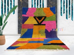 Yakiti - 7X10Ft Moroccan Rug, Beni Ourain Area Modern Wool Living Room Beniourain Handmade Soft Carpet, 214 cm X 298 - thumbnail 1