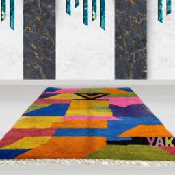 Yakiti - 7X10Ft Moroccan Rug, Beni Ourain Area Modern Wool Living Room Beniourain Handmade Soft Carpet, 214 cm X 298 - thumbnail 3