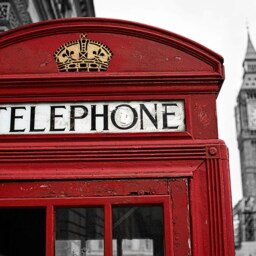 London Premium Travel Prints - Eye Telephone Box Wall Hangings Home Decor Art Black & White A4 A3 A2 Festival Merch - thumbnail 2