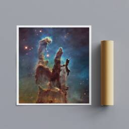 Pillars Of Creation Hubble Space Art - Wrapped Framed Canvas Rolled Photo/Poster Print - thumbnail 3