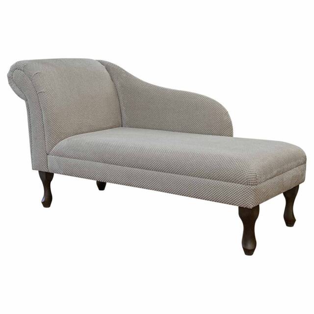 Handmade Mink Brown Chaise Longue - image 1