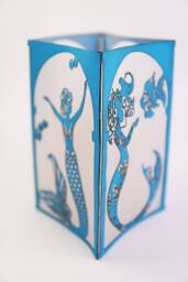 Mermaid Bathroom Decor, Paper Lanterns, Centerpiece, Party Decorations, Table Luminary, Diy Gift - thumbnail 1