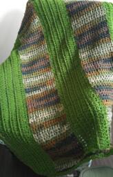 Blanket/Throw/Chair Throw/Birthday/Christmas/Housewarming/Warm Afghan/Crocheted Throw/Green Throw/Mother's Day - thumbnail 1