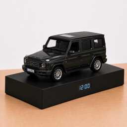 Mercedes-Benz G-Class Car Alarm Clock - Realistic Engine Sound, Handmade, Enthusiast Gift, Red Edition - thumbnail 4