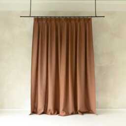 Pinch Pleat Curtains, Linen Curtains Extra Long To Short, Custom Curtain Panel