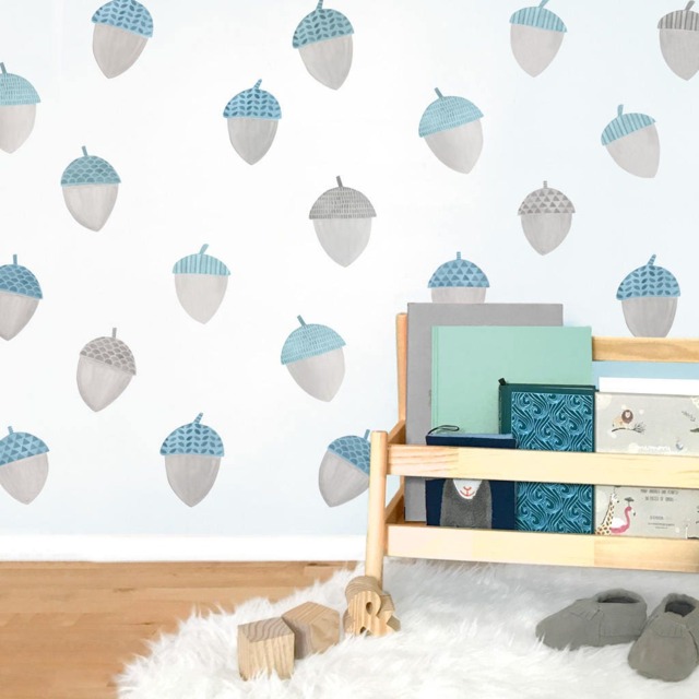 Acorns - Blue Peel-And-stick Wall Decals Mej - image 1