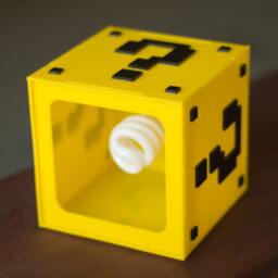 Mario Question Mark Block - Hanging Lamp - thumbnail 4