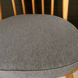 Myhome New Seat Pad(S For Ercol Dining Chairs With Straps & Press Studs - Meghan Grey - thumbnail 3