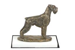 Schnauzer, Dog On White Wooden Base Statue, Limited Edition, Artdog - thumbnail 1