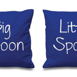 Couples Cushion Covers Big Spoon Little Wedding Christmas Valentines Anniversary - thumbnail 2