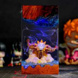Esquie Clair Obscur Exp??dition 33 Resin Lamp, Epoxy Night Light, Esquie, Paintress, Verso Figure, Gameroom Decor, Unique Game Gift - thumbnail 3