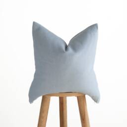 Natural Linen Pillow Cover With Zipper - Pillowcases Shams For Bedding. Many Colors To Choose From - thumbnail 3