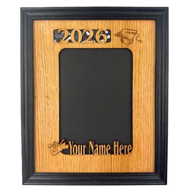 2026 Graduation Picture Frame - 8x10 Holds 5x7 Photo Class Of Gift For Graduate, High School Graduate - image 1
