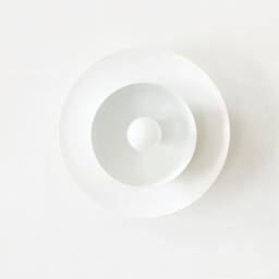 Mid Century Modern White Wall Fixture Light Living Room Lighting Entry Sconce Dinig Lamp - thumbnail 4