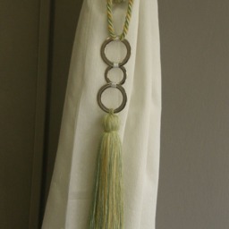 Green Mix Curtain Decor - Modern Tiebacks For Curtain Holdbacks With Metalic Rings Home Tassel - thumbnail 3