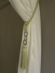 Green Mix Curtain Decor - Modern Tiebacks For Curtain Holdbacks With Metalic Rings Home Tassel - thumbnail 1