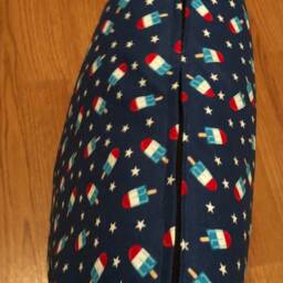 Red, White, & Blue Popsicle Print Decorative Pillow Cover - thumbnail 3