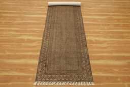 Handmade Cotton Stair Runner Block Printed Boho Hallway Rug - thumbnail 1