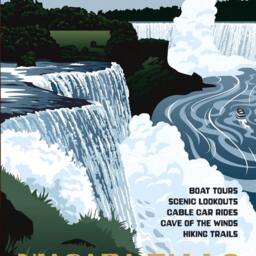 "Reprint Of A 1938 ""See America - Visit Niagara Falls" - thumbnail 3