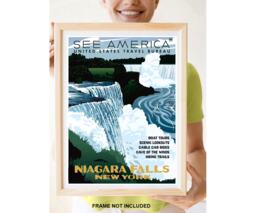 "Reprint Of A 1938 ""See America - Visit Niagara Falls" - thumbnail 1