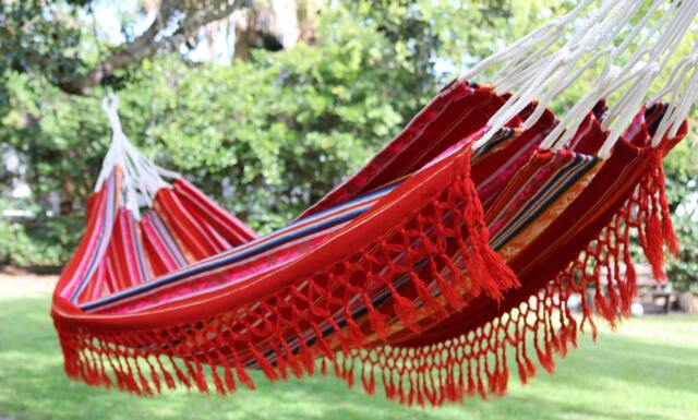 Vibrant Inca Hammock - Lightweight, Double, Handmade Ultra-Comfy For Outdoor Bliss & Relaxation - image 1