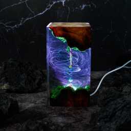 Master Sword Resin Lamp - Fantasy Light - Handmade Legend Of Zelda-Inspired Decor Gamer Gift Night Gaming Room Display - thumbnail 3