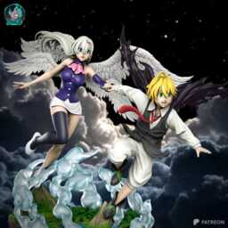 Eternal Bond - God & Goddess Anime Couple Meliodas & Elizabeth Resin Figure 16K - thumbnail 4