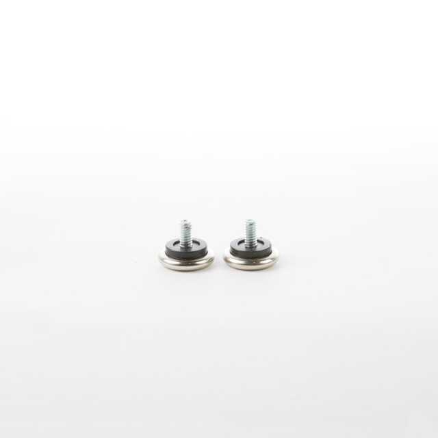 Replacement 2 X Eames Herman Miller Lounge Chair Ottoman Feet - image 1