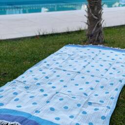 Peshtemal, Beach Towel, Turkish Bath, Pool Spa Swim Turkish Cotton Hammam Surf - thumbnail 2