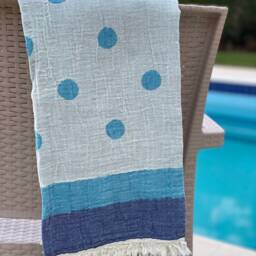 Peshtemal, Beach Towel, Turkish Bath, Pool Spa Swim Turkish Cotton Hammam Surf - thumbnail 4