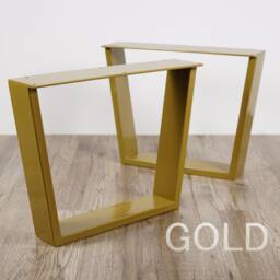 Trapezoid Bench Legs, Coffee Table Leg, Set Of 2 - thumbnail 2