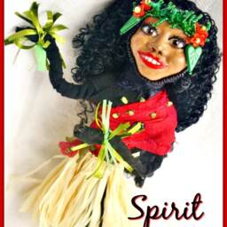 Pele - Fire Goddess Of Volcanoes Spirit Doll - thumbnail 2