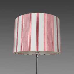 Lampshades in Laura Ashley Heacham Stripe Cranberry Red Fabric Various Sizes Free Delivery - thumbnail 3
