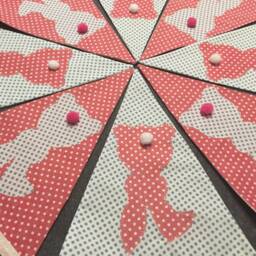 Bunting/Bunny/Home Decor/Nursery Decor/Rabbit/Flag/Handmade/Dots/Easter Home Decoration - thumbnail 3