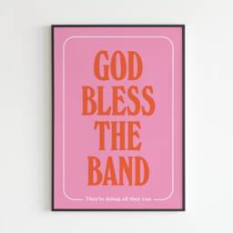 The Courteeners - God Bless Band Lyrics Music A3 A4 A5 Wall Art Poster Print Gift Gig - thumbnail 3