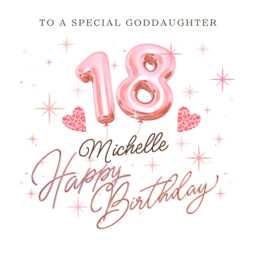 Personalised Goddaughter 18Th Birthday Candle Gifts Card Mug W - thumbnail 4