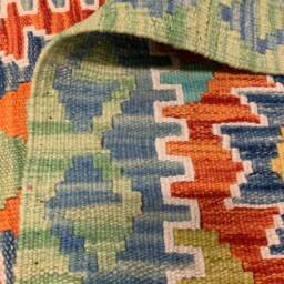 Kilim Runner Classic, Handmade Artisan Afghan Turkish Persian Qashqai Navajo Bohemian Wool Flatweave Multicolour 205x75 cm - thumbnail 3
