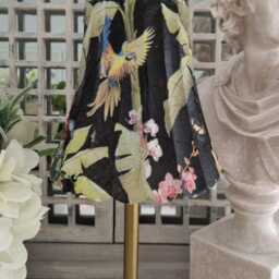 Cordless Touch Lamp. Beautiful Black Exotic Bird Usb Rechargeable Table Lamp.four Base Colours - thumbnail 2