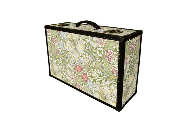 Morris Wallpaper Suitcase, Decorative Storage Furniture, Handmade in London - image 1