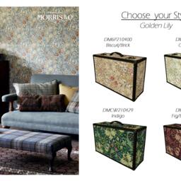 Morris Wallpaper Suitcase, Decorative Storage Furniture, Handmade in London - thumbnail 3