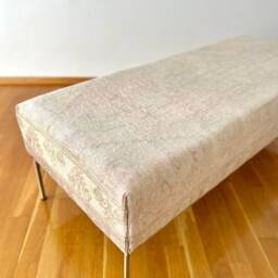 Vintage Kilim Bench, Ottoman Living Room Benches - thumbnail 2