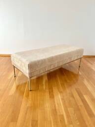 Vintage Kilim Bench, Ottoman Living Room Benches - thumbnail 1