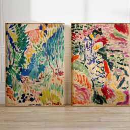 Henri Matisse Set Of 2 Prints, Landscape At Collioure, Posters, Floral Wall Art, Vintage Botanical Print, Art - thumbnail 2