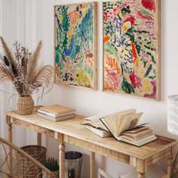Henri Matisse Set Of 2 Prints, Landscape At Collioure, Posters, Floral Wall Art, Vintage Botanical Print, Art - thumbnail 3