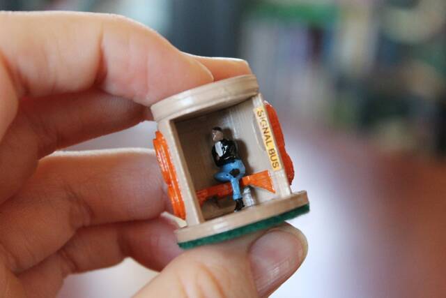 Canberra Bus Shelter - 3D Printed Miniature - image 1