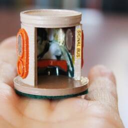 Canberra Bus Shelter - 3D Printed Miniature - thumbnail 4